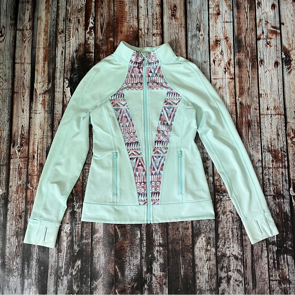 Ivivva Mint Zip Athletic Jacket